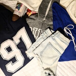 Lot Women's/ Juniors Size Small Hoodie and Short Lot